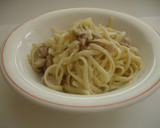 Foto del paso 7 de la receta: Tallarines con magro, queso y salsa agridulce