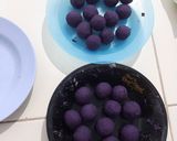 Foto langkah ke 5 dari resep Bola bola ubi ungu isi coklat lumeeer simpel.