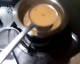 A picture of step 7 of Karak chai.