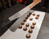 A picture of step 6 of Chocolates with coffee filling.