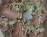 Foto langkah ke 6 dari resep Cah Sawi Putih feat SoMpe(sosis&tempe) Simpel pake banget!!.