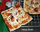 ब्रेड टोमेटो पिज़्ज़ा (bread tomato pizza recipe in Hindi) रेसिपी चरण 5 फोटो