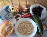 Cukkinis-szilvás kevert süti recept fázis 1 fotója
