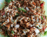 Foto del paso 6 de la receta: Ensalada de lentejas con aliño de mostaza y miel