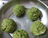 A picture of step 4 of Hara Bhara Kabab.