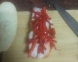 Foto del paso 3 de la receta: Bocadillo de lomo adobado, queso majorero y pimiento frito