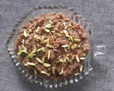A picture of step 4 of Walnut Halwa.