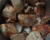 A picture of step 5 of Arrowroots in beef stew #mycreativearrowrootsrecipecontest#.
