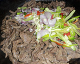 Foto del paso 4 de la receta: Fajitas de carne de res con salsa soya
