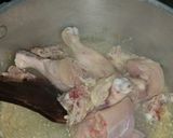 A picture of step 8 of Sarson Ka saag chicken.