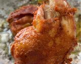 Gambar langkah 6 resipi Nasi Ayam Penyet.