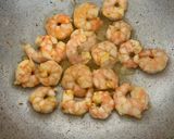 A picture of step 1 of Prawn curry with butternut squash.