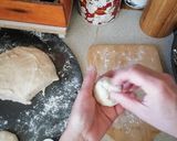 Foto del paso 2 de la receta: Pan artesanal con agua mineral s/gas y leche en polvo descremada