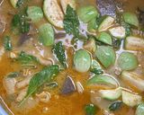 รูปขั้นตอนการทำที่ 4 ของ เขียวหวานตีนไก่ใส่ตับ