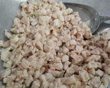 Foto langkah ke 1 dari resep Nasi Tim Ayam Jamur.