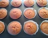A picture of step 7 of Strawberry cupcakes.