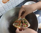 A picture of step 5 of Mince sandwich.