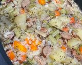 A picture of step 9 of Split Pea Soup with Kielbasa (For the Slow Cooker).