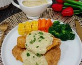 Foto langkah ke 8 dari resep Chicken With Garlic Sauce.