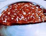 A picture of step 5 of Yummy tasty copra banana dry fruit Burfi.