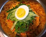 Hình bước làm 3 của món Mỳ trộn chua cay - 비빔쫄면 🍜