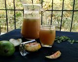 A picture of step 3 of Aam panna.