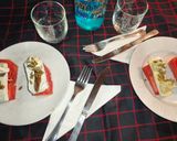 Foto del paso 6 de la receta: Canapé N° 2 Sandía, Queso Fresco, Anchoa, Queso de Untar y Pipas