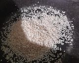 A picture of step 1 of Oats Peanut Butter Laddu.
