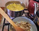 Foto del paso 4 de la receta: Fideos con crema especial receta única y deliciosa