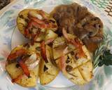 Foto del paso 5 de la receta Patatas tajeadas asadas al romero con ajo y bacon