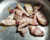 Foto del paso 3 de la receta: SETAS, 🍄Tocino 🐷y Espárragos al Ajo con Alioli...!