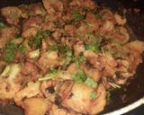 A picture of step 8 of Masala Aloo Gobhi.