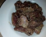 A picture of step 4 of Pathani gosht.