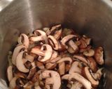 A picture of step 3 of Creamy Mushrooms with Pasta.