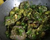 A picture of step 3 of Papdi nu Undhiyu.