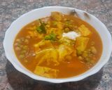 A picture of step 5 of Matar paneer.