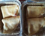 Foto del paso 4 de la receta: Panqueques para canelones de carne y crepas de jamón y queso