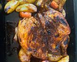 A picture of step 1 of Grilled Chicken with Potatoes and Carrots.