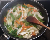 Foto del paso 3 de la receta: Bacalao con salsa de la huerta