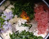A picture of step 2 of Mutigrain Roti(Thalipeeth).