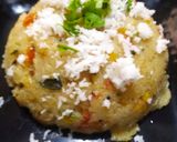व्हेजिटेबल उपमा (vegetable upma recipe in marathi) रेसिपी स्टेप 4 फोटो 