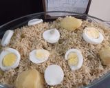 A picture of step 4 of Aloo Mattar ka pulao.