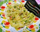 A picture of step 4 of Aloo Matar Tikki Chole Chaat.