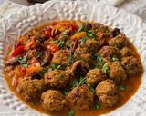 Török padlizsános húsgombócok serpenyőben recept fázis 5 fotója
