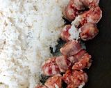 Hình bước làm 2 của món Cơm Chiên Mực