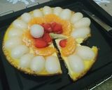 Foto langkah ke 8 dari resep Pie Susu Teflon w/ topping buah.