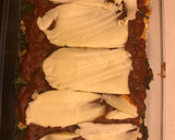 Foto del paso 5 de la receta: Canelones de espinaca rellenos de calabaza y ricota