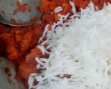 A picture of step 12 of Three coloured Rice.