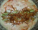 A picture of step 4 of Crunchy shami roll.