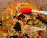 A picture of step 4 of Red lentil chicken curry with aubergine and home-made naan bread for Jamo.